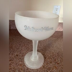 Medieval Times Frosted Chalice with Script x 1